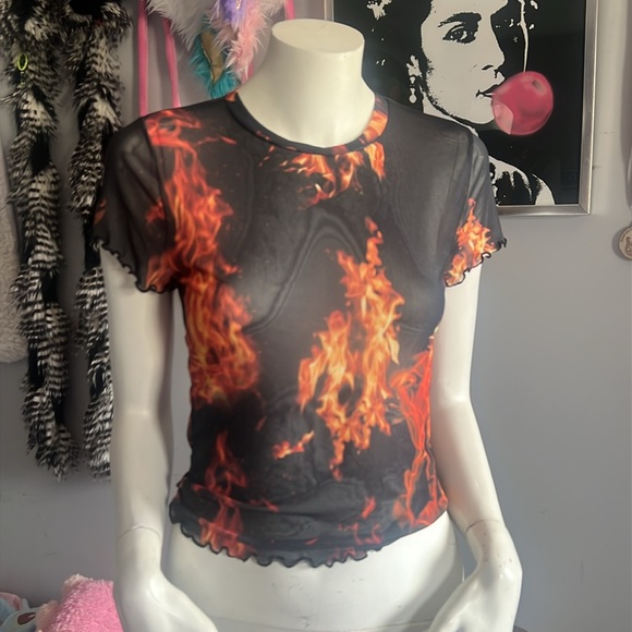 FN Flame Mesh Top - Picture 4 of 5